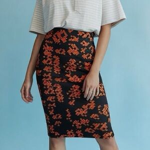 LulaRoe Cassie Pencil Skirt Stretchy High Wide Waist Band Large 14-16